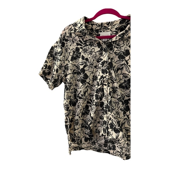 American Eagle Outfitters Tropical Button-Up Resort Shirt Floral Tropical Men M - Picture 10 of 16
